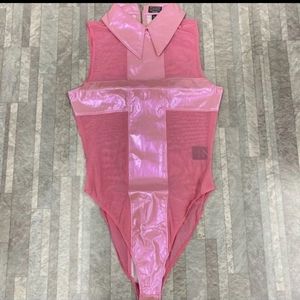 New large  24HRSXDOLLS KILL BODYSUIT... pink nun